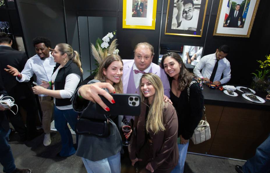 Erick Jacquin: campeão de selfies com o público