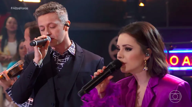 Sandy e Lucas Lima falam sobre fim do casamento no Altas Horas