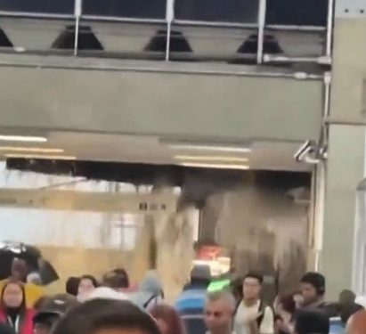 Após chuva, teto desaba na Estação Osasco da Linha 9-Esmeralda
