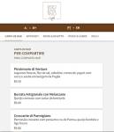 Print do menu do Ristorantino Caffè.
