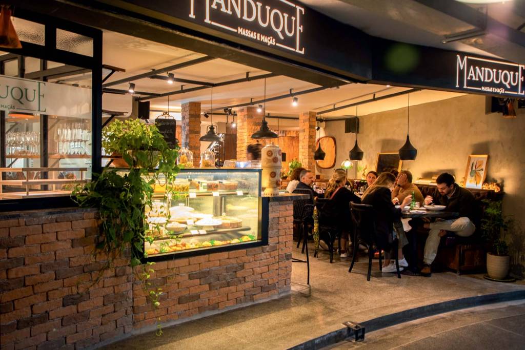 Manduque serve massas de produção própria no Mercado de Pinheiros