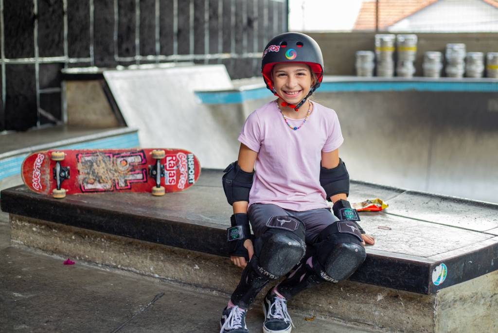 Skatista de 11 anos é escolhida para integrar seleção brasileira