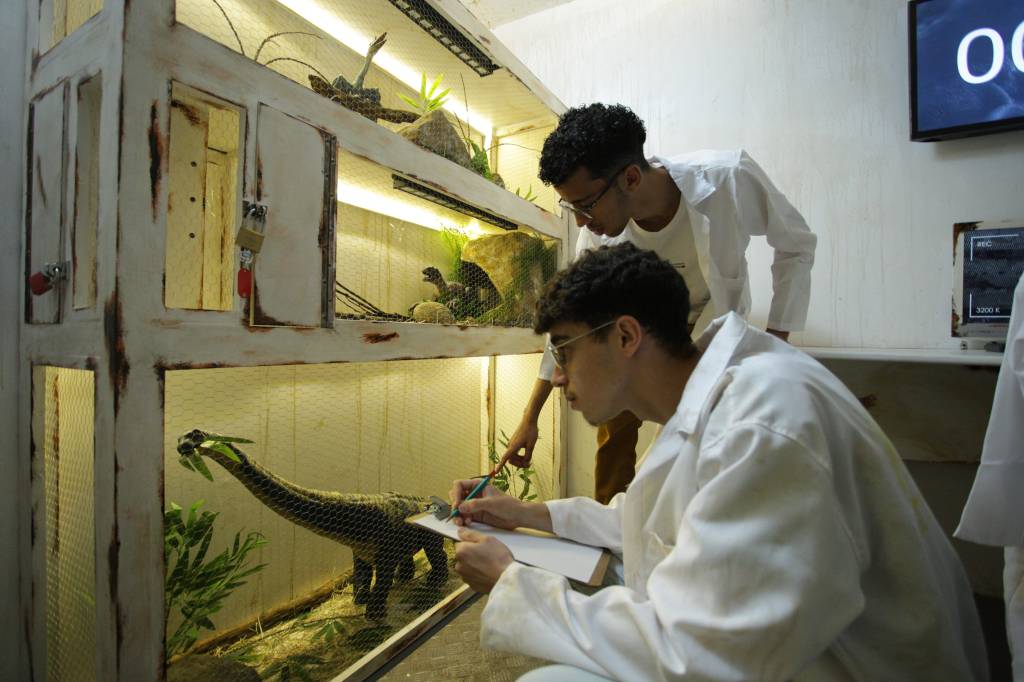 Ilha dos Dinossauros: participantes viram cientistas