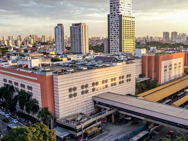 Vista aérea do Shopping Metrô Tatuapé