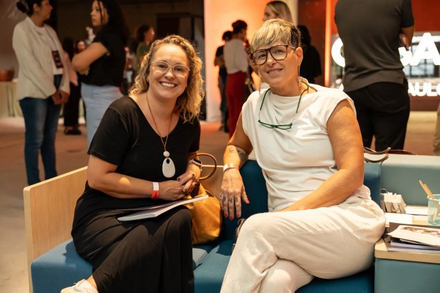 Aline Dantas e Tatiana Souza. Aline Dantas e Tatiana Souza.