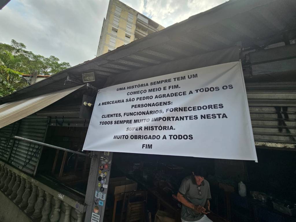 Mercearia São Pedro fecha as portas na Vila Madalena