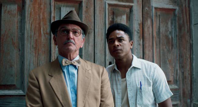 ADONIRAN E CÍCERO crédito João Oliveira_Divulgação.jpg Anos 80: Adoniran e o garçom Cícero, feito por Sidney Santiago Kuanza