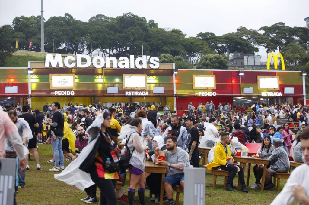 Stand do McDonald's no Lollapalooza
