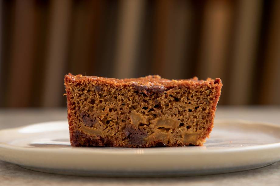 Bolo de maça com chocolate: do Zé Latte