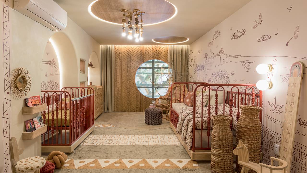 Espaço de Kesley Santiago com cama para a mãe