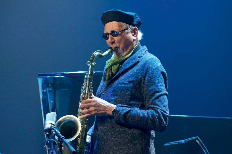 O saxofonista americano Charles Lloyd: show com quarteto na sexta (17), às 20h30 O saxofonista americano Charles Lloyd: show com quarteto na sexta (17), às 20h30
