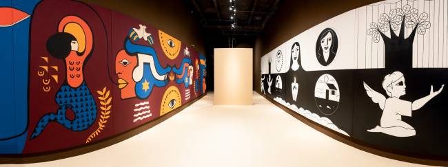 Aposta na arte: sala própria e ampla para a exposição Ecos Armoriais