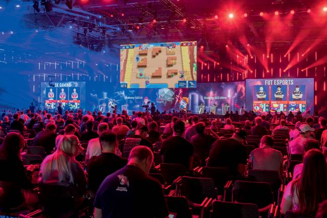 Snapdragon Mobile Brawl Stars, event arena in Halle 7 gamescom-brasil-sp