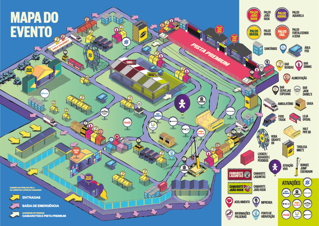 Mapa do Festival João Rock 2024 joao-rock-festival