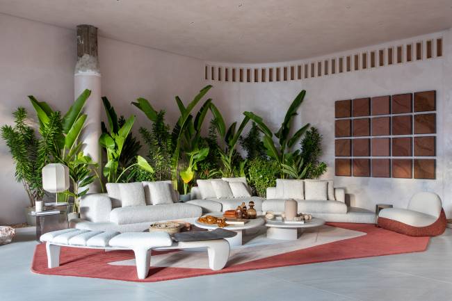O ambiente de Daniela Funari foi eleito a melhor ilha de bem-estar e lounge