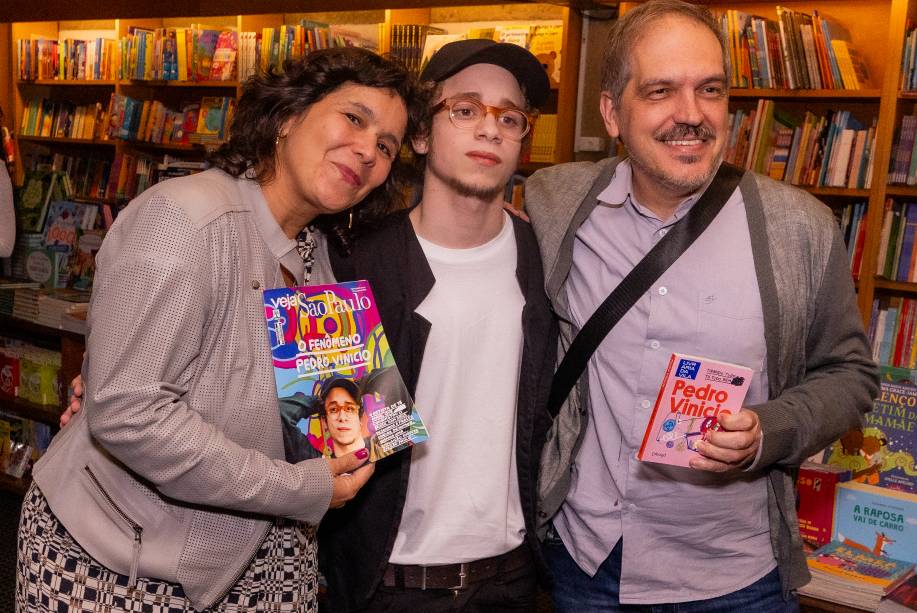 A redatora-chefe da Vejinha, Alice Granato, e o editor executivo Arnaldo Lorençato