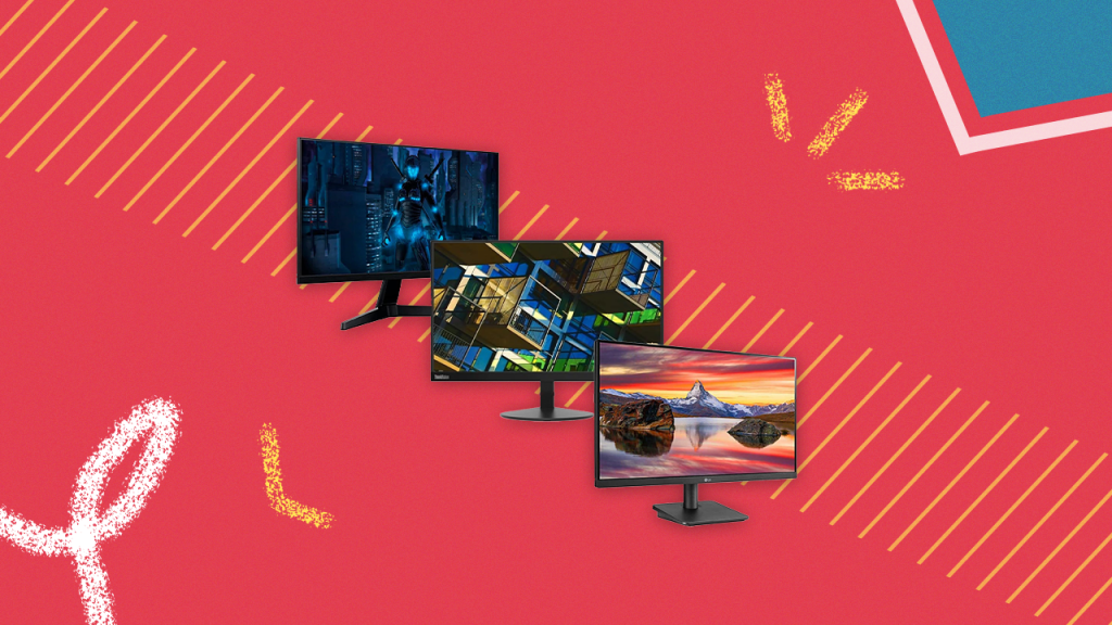 Monitores de R$500 para você duplicar sua estação de trabalho