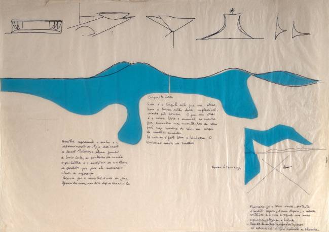 Oscar Niemeyer_Estudo do projeto de Brasília oscar-niemeyer-projetos-brasília
