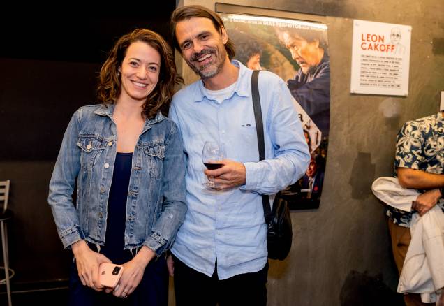 A atriz Bianca Muller ao lado de Caio A atriz Bianca Muller ao lado de Caio