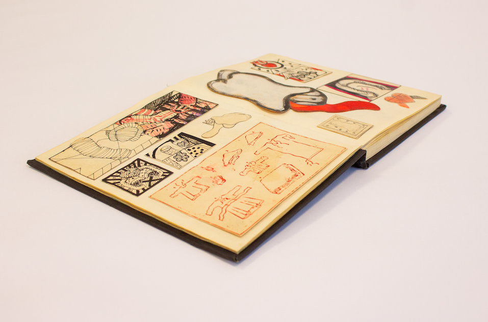 Do acervo: caderno de estudos do artista visual Antonio Dias