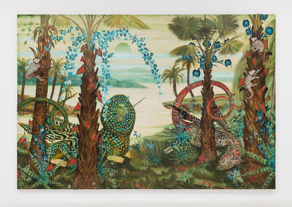 Mostra na Oscar Freire tem obras em grandes dimensões de Bruno Novelli