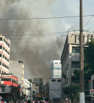 Incêndio atinge Shopping 25 de Março, no Brás