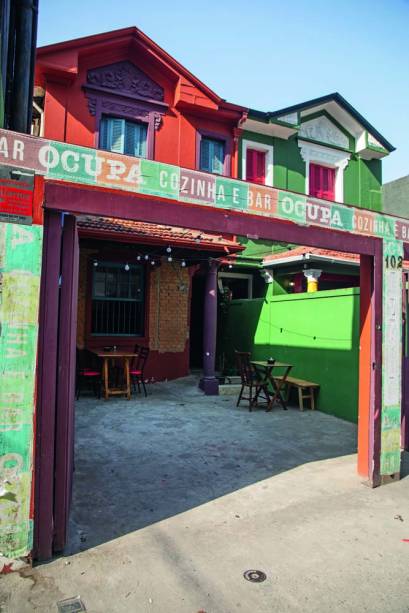 Ocupa Cozinha e Bar: fachada do estabelecimento na Barra Funda Ocupa Cozinha e Bar: fachada do estabelecimento na Barra Funda