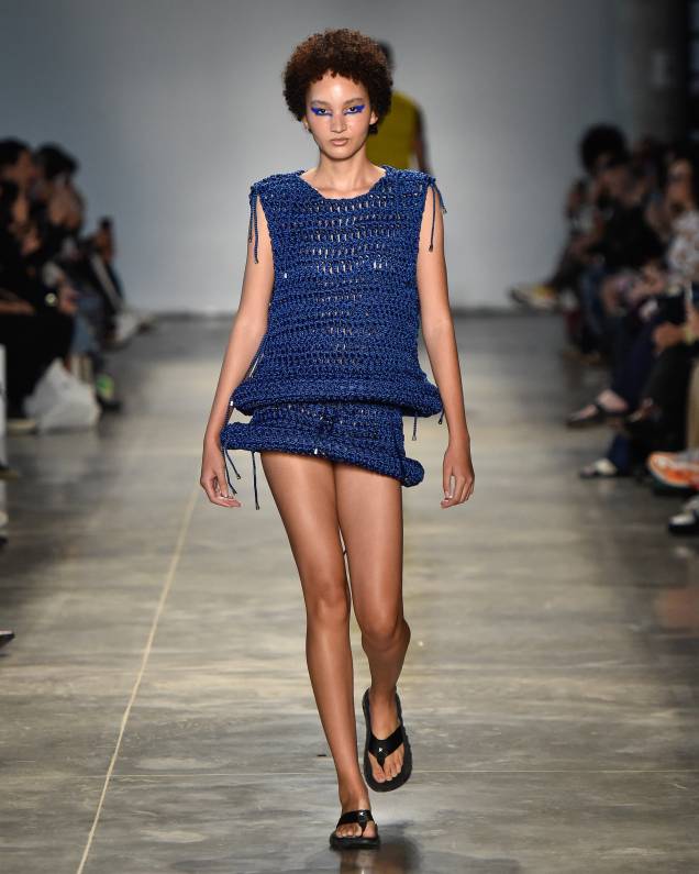 Vestido de David Lee: tecido artesanal Vestido de David Lee: tecido artesanal