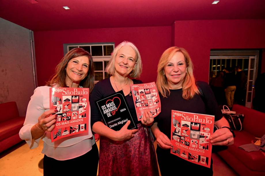 Trio de diretoras do Dante Alighieri: Elenice Zizziotti (à esq.), Valdenice Minatel e Angela Martins Trio de diretoras do Dante Alighieri: Elenice Zizziotti (à esq.), Valdenice Minatel e Angela Martins