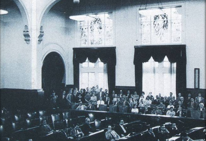 1960 – Assembleia Legislativa – Salão Azul_Acervo Catavento