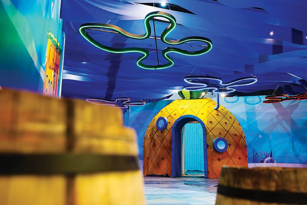 Bob Esponja ganha exposição interativa no MIS Experience