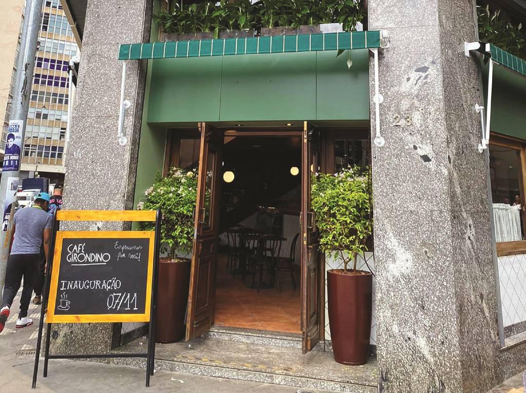 Café Girondino, fechado desde junho, é reaberto com nova administração
