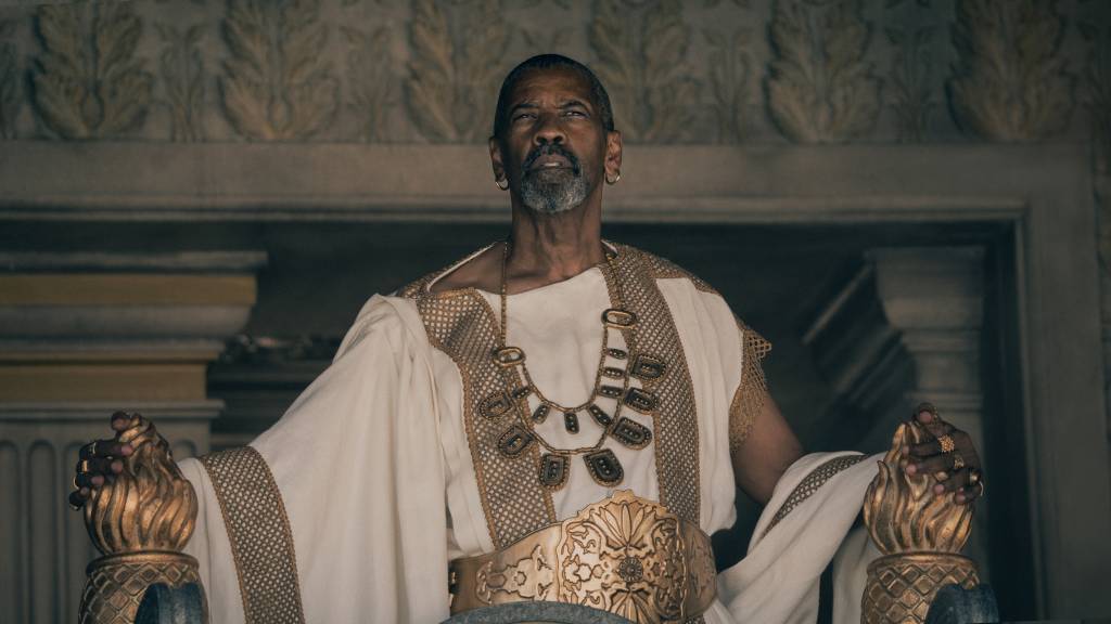 ‘Gladiador 2’: Denzel Washington reina em sequência épica e sangrenta