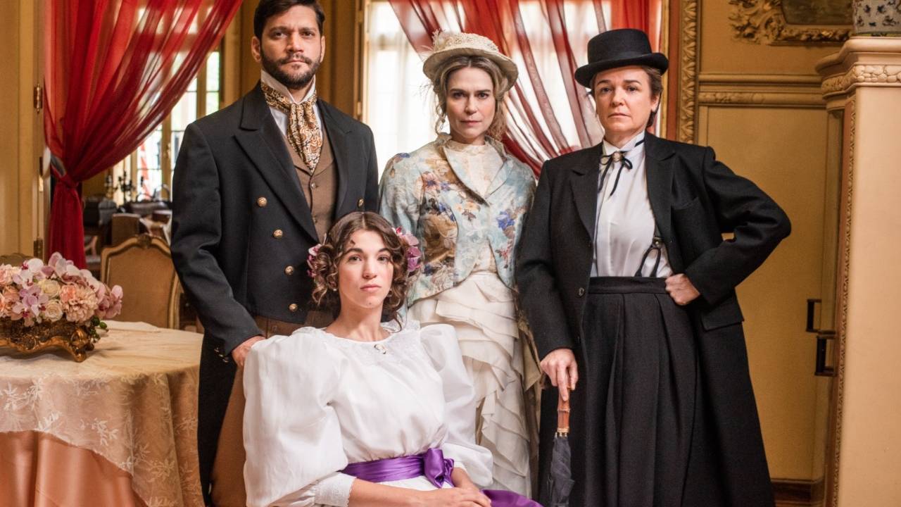 Elenco de 'Madame Durocher': Babaioff, Marie, Sandra e Jeanne