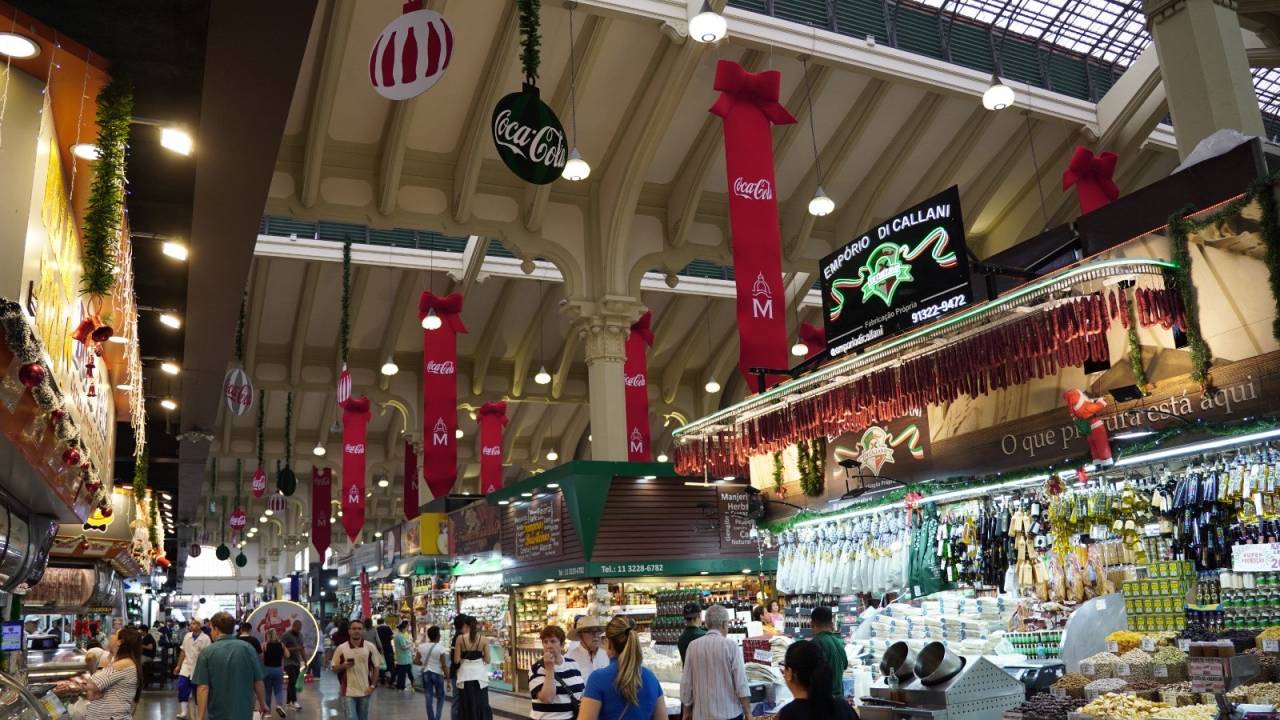 Mercado Municipal enfeitado