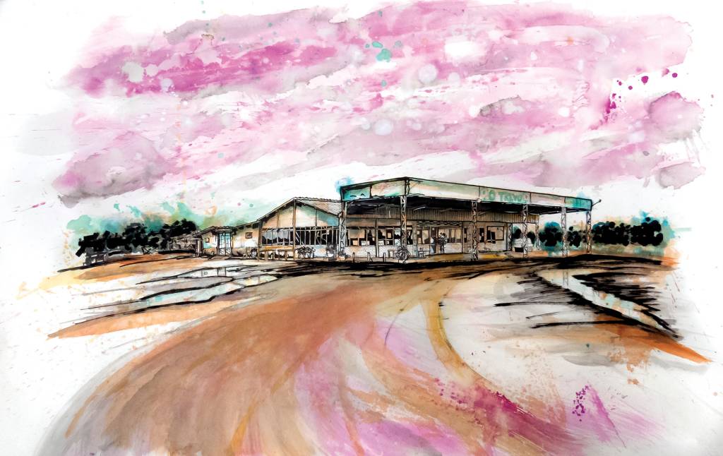 Carcarah exibe obras sobre a vida na estrada no Cemitério de Automóveis