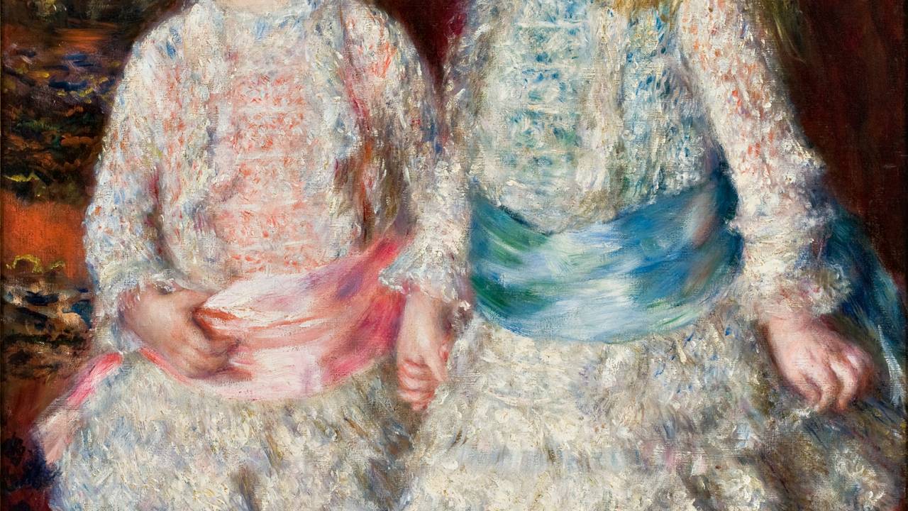 'Rosa e Azul' (1881), de Pierre-Auguste Renoir, um clássico no acervo do Masp