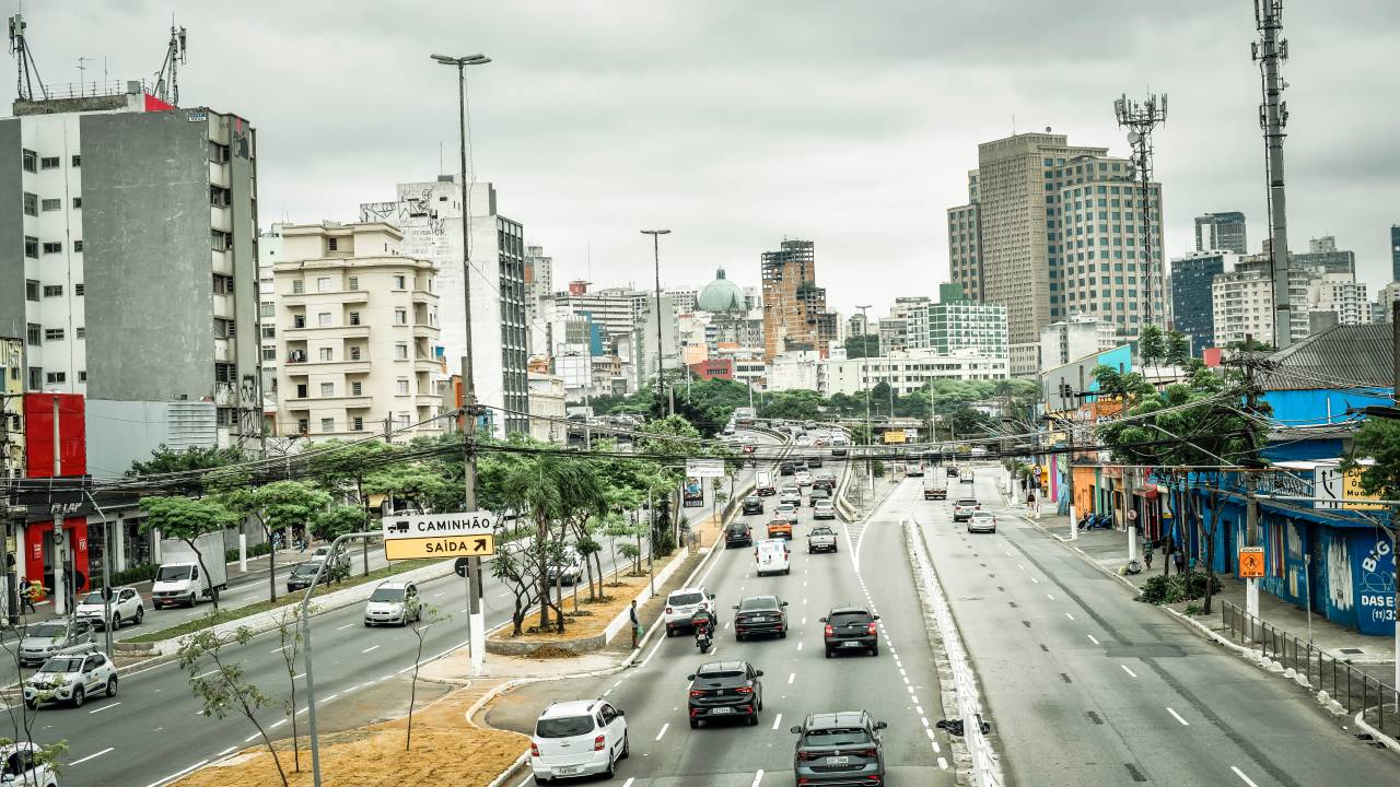 Primeiro trecho das obras do BRT