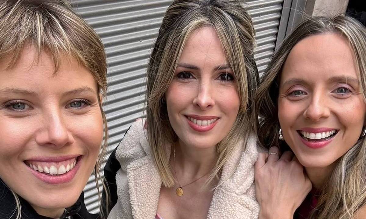 Victoria Casaurang, Mercedes Cordero e Paula Galloni, do Vamos Las Chicas, programa do Canal de La Ciudad