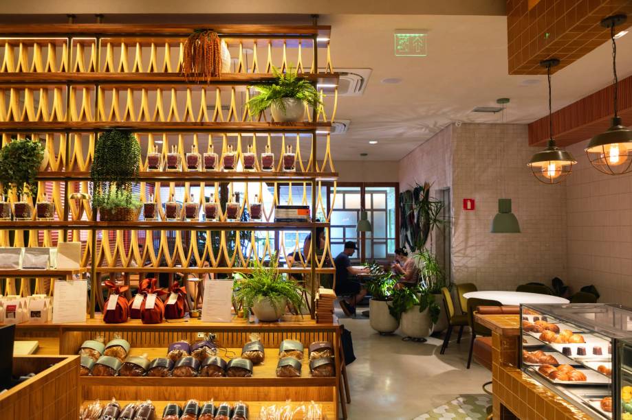 Joya Boulangerie: salão da doceria na Vila Madalena