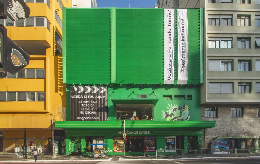 Reag Belas Artes realiza ação em torcida para o Oscar na Consolação