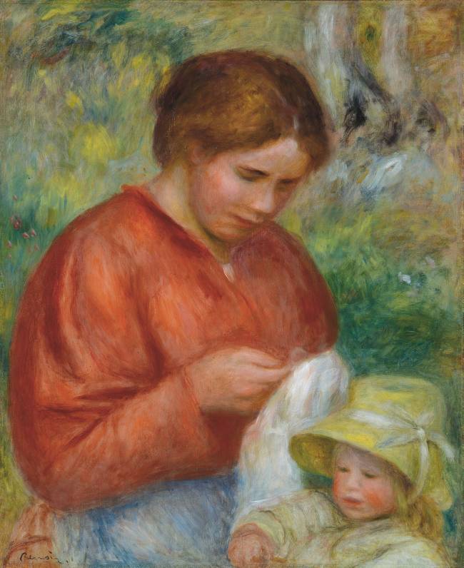 Renoir_Femme et enfant_1900_oleo sobre tela_65,1 x 53,6 cm renoir-femme-et-enfant