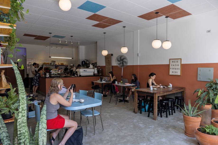 Malu Café: ambiente da cafeteria