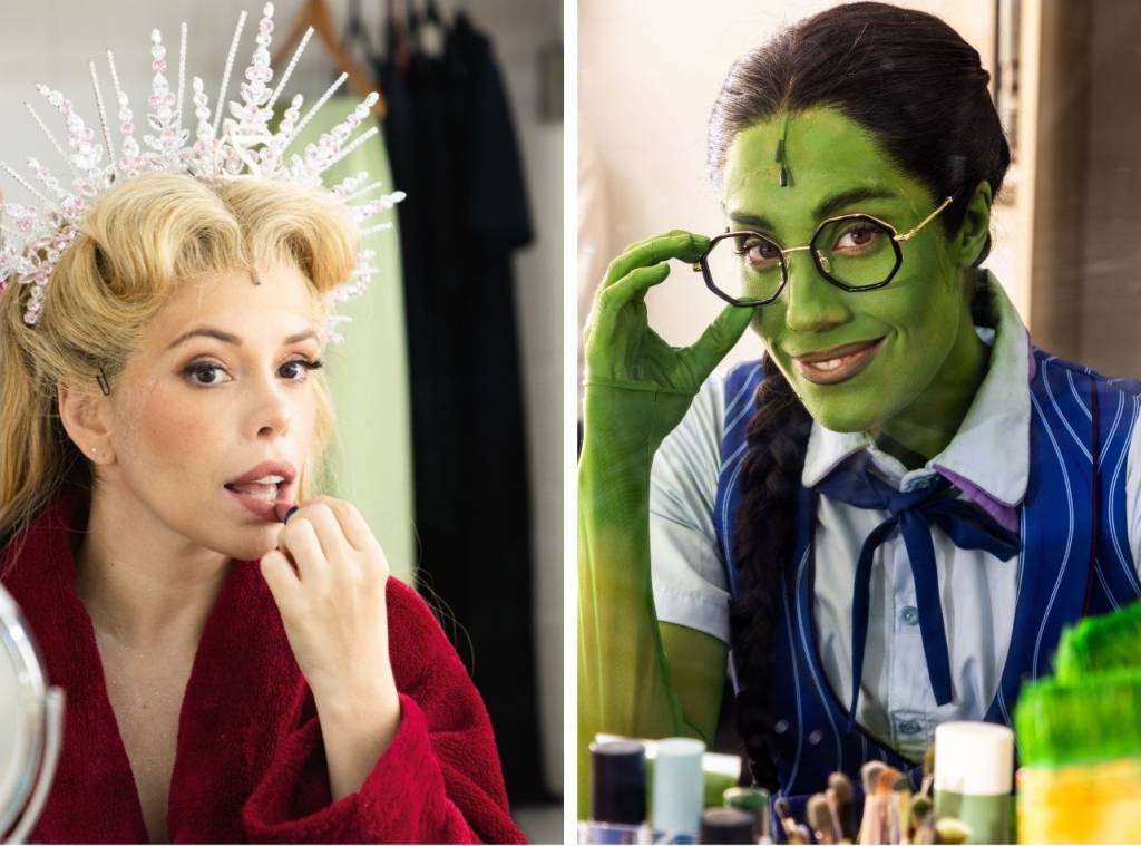 Montagem Fabi e Myra Fabi Bang (Glinda) e Myra Ruiz (Elphaba)_Wicked2025