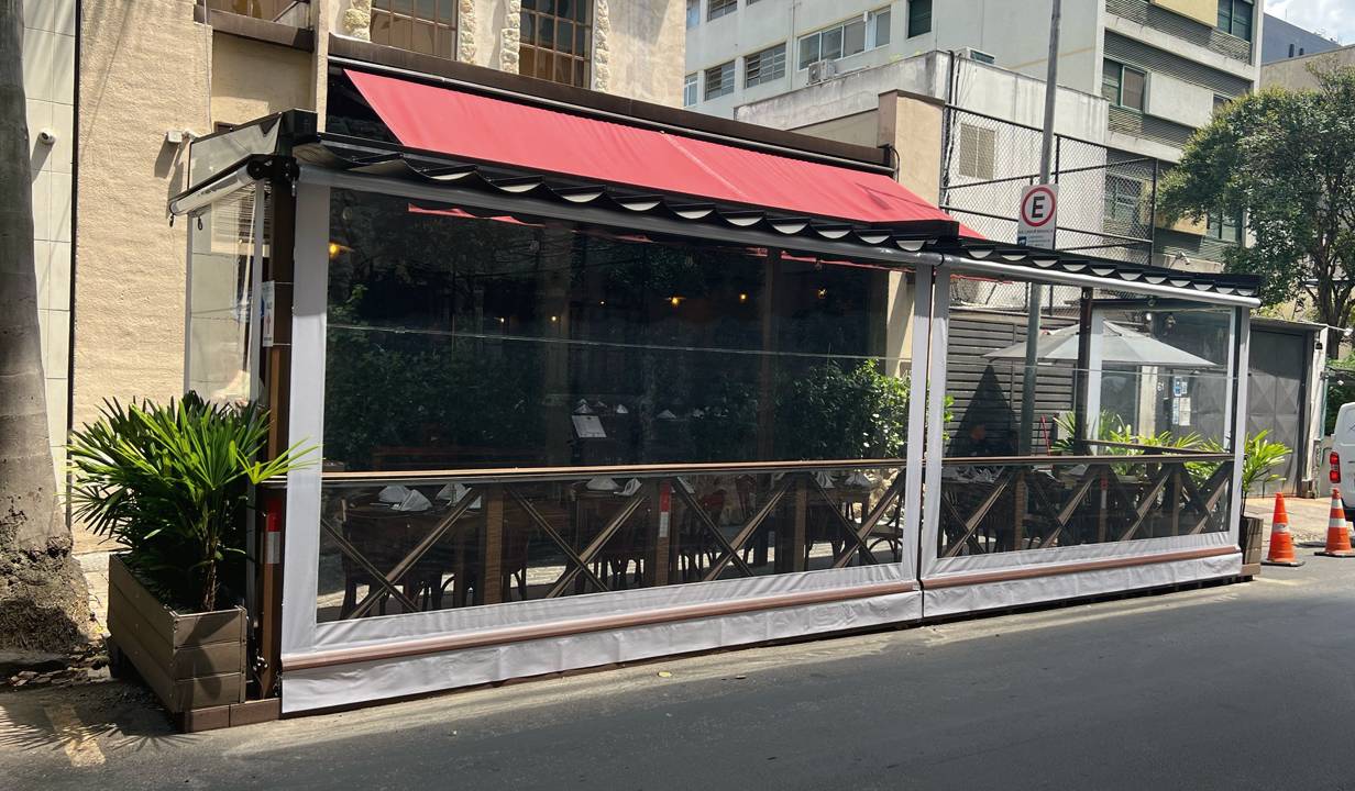 Espaço ao ar livre: Piccini Cucina agora tem parklet
