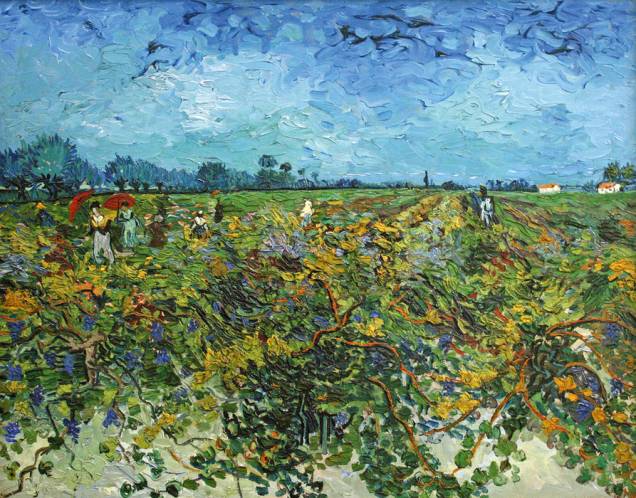 'A Vinha Verde': pintada por Van Gogh em 1888 'A Vinha Verde': pintada por Van Gogh em 1888