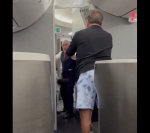 Confusão em voo da American Airlines em São Paulo