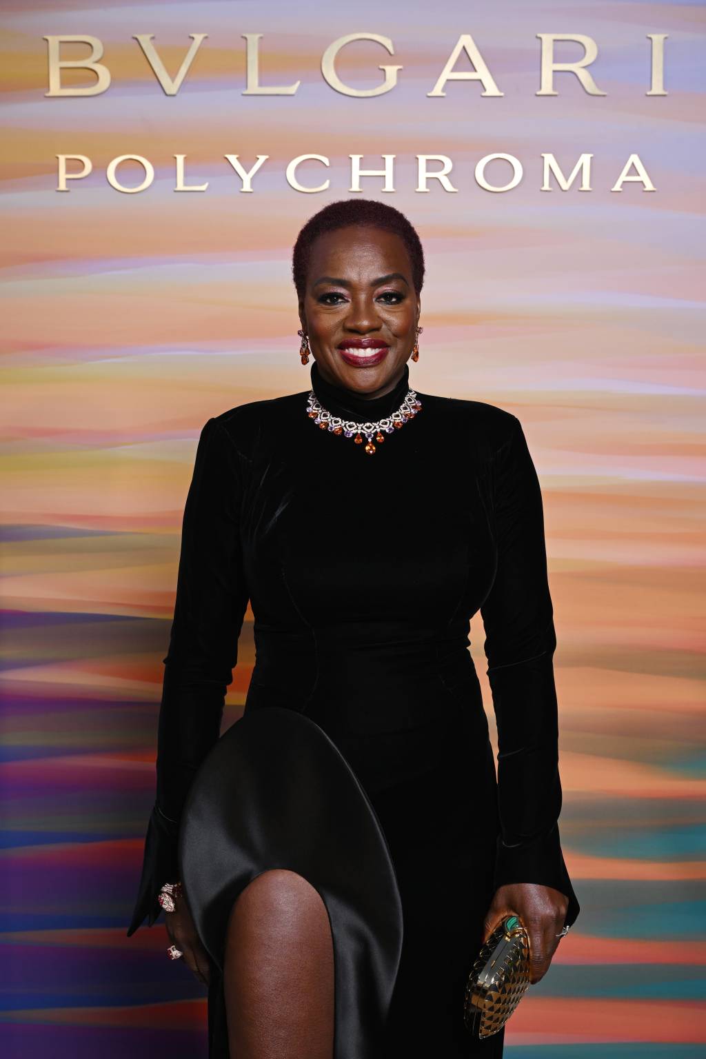 Bvlgari Polychroma High Jewelry And High- End Watches Event Viola Davis em evento da Bulgari em Taormina