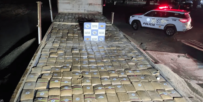 Polícia apreende mais de 800 kg de “super maconha” no interior de SP