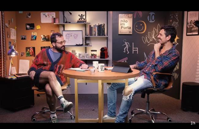 Gregorio Duvivier e João Vicente de Castro Cena-do-programa-Não-Importa